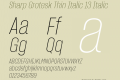 Sharp Grotesk Thin Italic 13