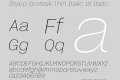 Sharp Grotesk Thin Italic 18