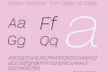 Sharp Grotesk Thin Italic 19