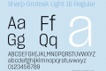 Sharp Grotesk Light 16