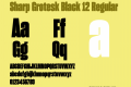 Sharp Grotesk Black 12