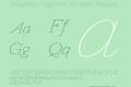 SangBleu Kingdom Air Italic