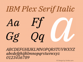 IBM Plex Serif