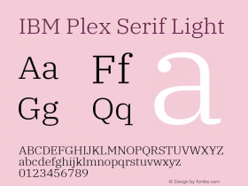 IBM Plex Serif