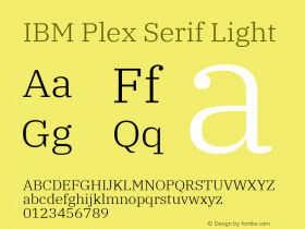 IBM Plex Serif