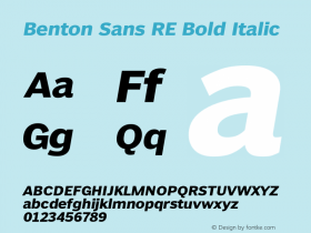 Benton Sans RE