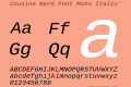 Cousine Nerd Font Mono