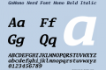 GoMono Nerd Font Mono