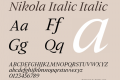 Nikola Italic