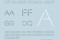 F37 Glaser Stencil