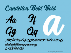 Candelion Bold