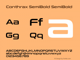 Conthrax SemiBold