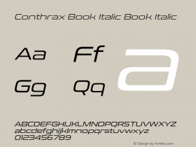 Conthrax Book Italic
