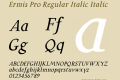 Ermis Pro Regular Italic