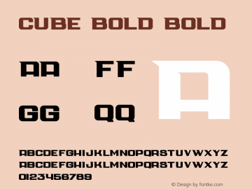 Cube Bold