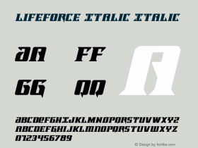 Lifeforce Italic