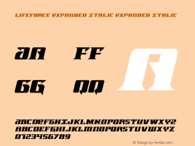 Lifeforce Expanded Italic