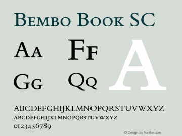 Bembo Book