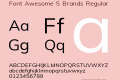 Font Awesome 5 Brands