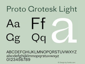 Proto Grotesk