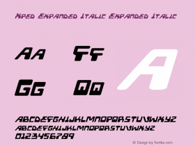 Xped Expanded Italic