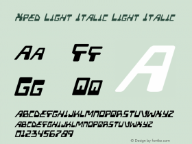 Xped Light Italic