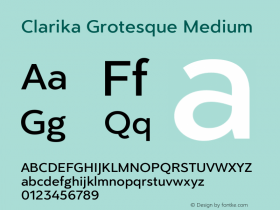 Clarika Grotesque