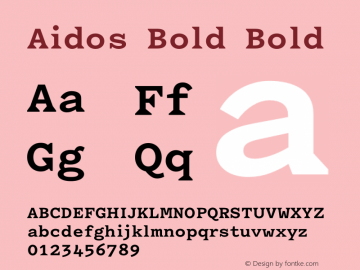 Aidos Bold