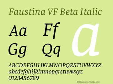 Faustina VF Beta