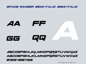 Space Ranger Semi-Italic