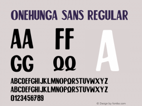 Onehunga Sans