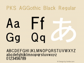 PKS AGGothic Black