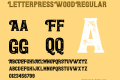 Letterpress Wood