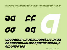 Kovacs Condensed Italic