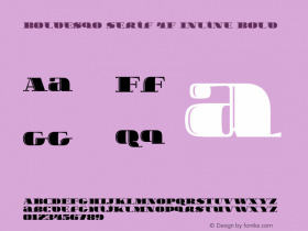 Boldesqo Serif 4F Inline