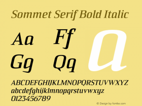 Sommet Serif