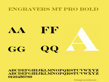 Engravers MT Pro