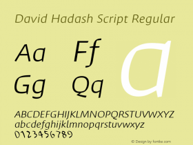 David Hadash Script