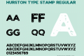 HURSTON TYPE STAMP