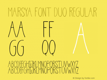 Marsya Font Duo