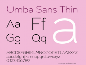 Umba Sans