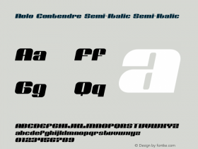 Nolo Contendre Semi-Italic