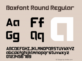 Boxfont Round