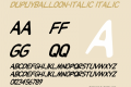 DupuyBALloon-Italic