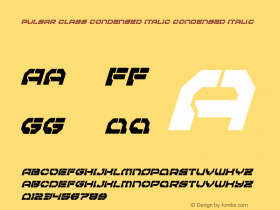 Pulsar Class Condensed Italic