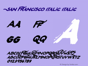 San Francisco Italic