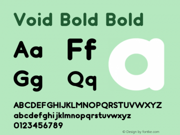 Void Bold