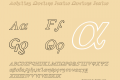 Achilles Outline Italic