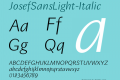 JosefSansLight-Italic