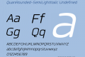 QuanRounded-SemiLightItalic